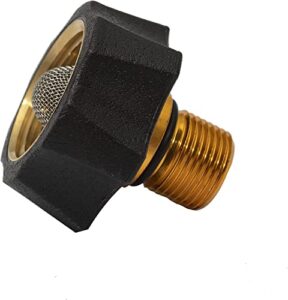 simpson cleaning 7112362 water inlet fitting for 520002, replacement for multipls pressure washer pumps, gold