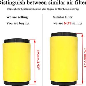 Z335E Air Filter Oil Filter Tune Up Kit for John Deer Z335E Z345R Z355R Z345M Z355E E120 Z235 Z345 LT150 46’’ 48’’ Mower w/ 17.5hp 19.5hp 20hp 21hp B&S Engine