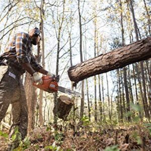 Husqvarna 460 Rancher Gas Chainsaw, 60.3-cc 3.6-HP, 2-Cycle X-Torq Engine, 24 Inch Chainsaw with Automatic Adjustable Oil Pump, For Wood Cutting, Tree Trimming and Land Clearing