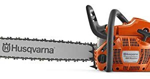 Husqvarna 460 Rancher Gas Chainsaw, 60.3-cc 3.6-HP, 2-Cycle X-Torq Engine, 24 Inch Chainsaw with Automatic Adjustable Oil Pump, For Wood Cutting, Tree Trimming and Land Clearing