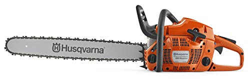 Husqvarna 460 Rancher Gas Chainsaw, 60.3-cc 3.6-HP, 2-Cycle X-Torq Engine, 24 Inch Chainsaw with Automatic Adjustable Oil Pump, For Wood Cutting, Tree Trimming and Land Clearing