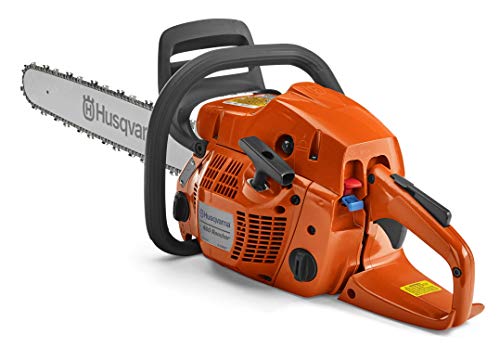 Husqvarna 460 Rancher Gas Chainsaw, 60.3-cc 3.6-HP, 2-Cycle X-Torq Engine, 24 Inch Chainsaw with Automatic Adjustable Oil Pump, For Wood Cutting, Tree Trimming and Land Clearing