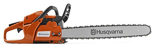 Husqvarna 460 Rancher Gas Chainsaw, 60.3-cc 3.6-HP, 2-Cycle X-Torq Engine, 24 Inch Chainsaw with Automatic Adjustable Oil Pump, For Wood Cutting, Tree Trimming and Land Clearing