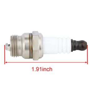 Yermax 753-06193 753-06847 Spark Plug for MTD Troy-Bilt Craftsman Yard Man Yard Machines String Trimmer for RDJ7J 753-06847 753-06193 794-00055A 3Pack