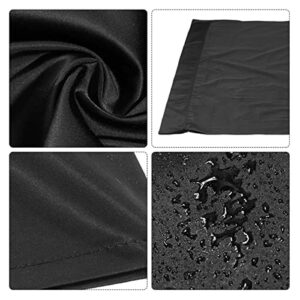 Waterproof Swing Covers for Outdoor Patio Swing Chair,Porch Bench Sling Chair Replacement Fabric Swing Cushion Black (45.3“X19 X19)