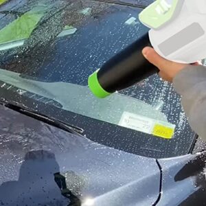 Karbay Stubby Car Drying Nozzle (8" Long) Compatible with Most EGO 530, 575, 580, 615, 650, 765 Leaf Blowers, Included Green Protective Silicone Band.