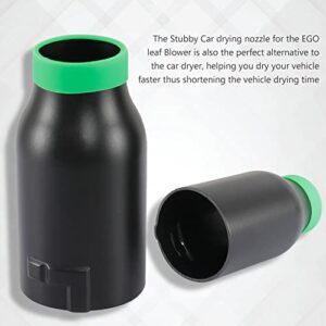 Karbay Stubby Car Drying Nozzle (8" Long) Compatible with Most EGO 530, 575, 580, 615, 650, 765 Leaf Blowers, Included Green Protective Silicone Band.