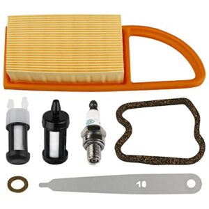 ownengin br600 air filter tune up kit replace for stihl 4282 141 0300 br550 br500 backpack blower with 4282-007-1001 valve clearance setting