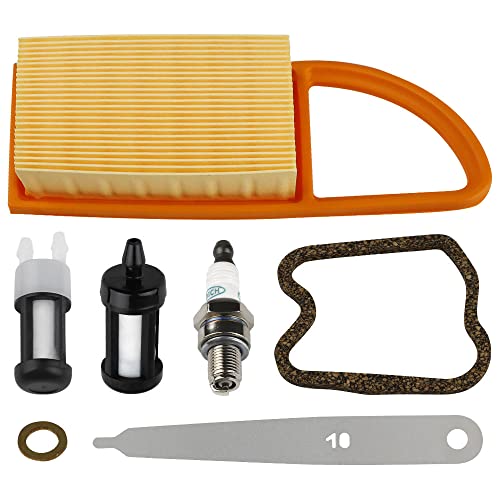 Ownengin BR600 Air Filter Tune Up Kit Replace for Stihl 4282 141 0300 BR550 BR500 Backpack Blower with 4282-007-1001 Valve Clearance Setting