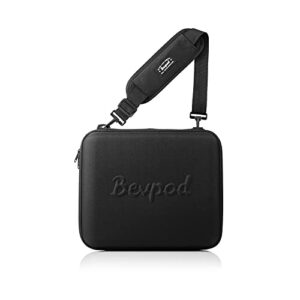 bevpod ultra slim cooler soft bag – leak-proof & soft sided – (shoulder strap & ice sheet included) – mini portable iceless backpack – for picnics, hiking, camping, beach, travel, park – men & women