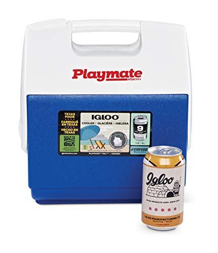 Igloo Playmate Pal Cooler, Blue/White , 7 Qt