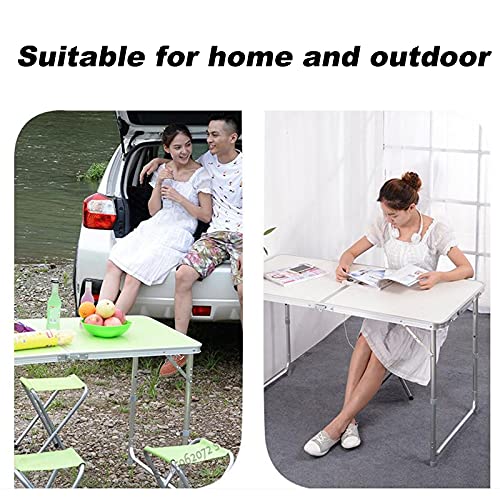 Outdoor Table and Chair Set Outdoor Waterproof Ultra-Light Folding Tables and Chairs, Camping Aluminum Alloy Durable Picnic Tables and Chairs, Outdoor Portable desks