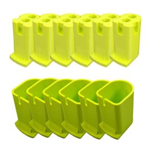 Ryobi 18V Cordless Tool & Battery Mounts Hangers Holders Brackets - 12 Pack - 6 Tool + 6 Battery Mounts