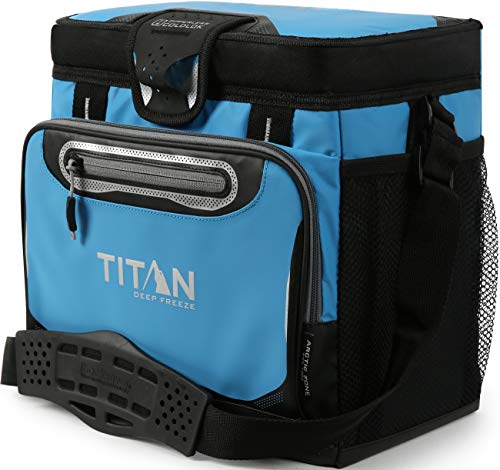 Arctic Zone Titan Deep Freeze Cooler - 16 Can Zipperless Hardbody Cooler - Deep Freeze Insulation, HardBody Liner, and SmartShelf