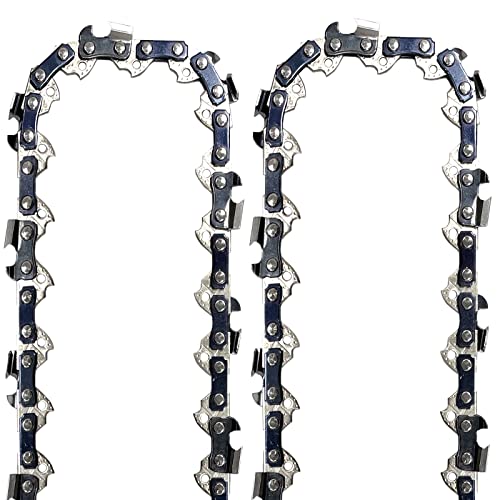 Opuladuo 2PC 8" Pole Saw Chain Replacement for 9.5 in. Harbor Freight Portland 62896 68862 63190 56808-3/8" .050" 33DL
