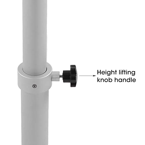 Adjustable Table Leg, Frosted 445‑685mm Aluminum Alloy Removable Telescopic RV Table Stand for Boats for Balconies for Camper