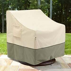 COSFLY Outdoor Furniture Patio Chair Covers Waterproof Clearance, Lounge Deep Seat Cover, Lawn Furnitures Covers Fits up to 32W x 37D x 36H inches(2 Pack)