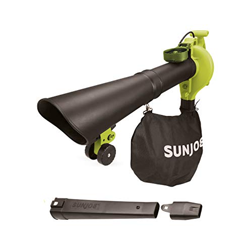 Sun Joe SBJ605E 14-Amp (up to 250 MPH) 3-In-1 Electric Blower/Vacuum/Mulcher, Green