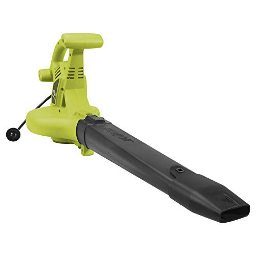 Sun Joe SBJ605E 14-Amp (up to 250 MPH) 3-In-1 Electric Blower/Vacuum/Mulcher, Green