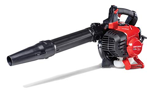 CRAFTSMAN Gas Powered Leaf Blower and Vacuum, Handheld Gas Blower, 205MPH, 27cc, 2-Cycle (BV245)