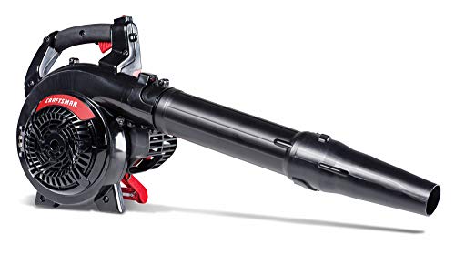 CRAFTSMAN Gas Powered Leaf Blower and Vacuum, Handheld Gas Blower, 205MPH, 27cc, 2-Cycle (BV245)