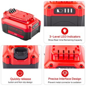 CMCB205 20V 6000mAh Battery Replacement for Craftsman 20V Battery CMCB204 CMCB202 CMCB201 CMCS500B CMCD700C1 Cordless Tool (Only for Craftsman 20V Max V20 Series)