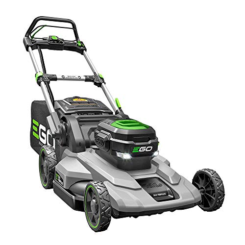 EGO Power+ LM2102SP-A 21-Inch 56-Volt Lithium-ion Self-Propelled Cordless Lawn Mower (2) 4.0Ah Battery and Rapid Charger Included,Black