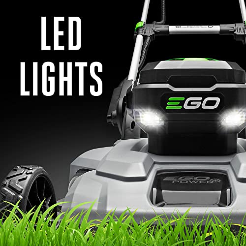 EGO Power+ LM2102SP-A 21-Inch 56-Volt Lithium-ion Self-Propelled Cordless Lawn Mower (2) 4.0Ah Battery and Rapid Charger Included,Black