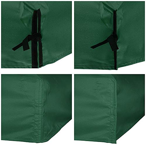 Yescom 117"x117" Canopy Top Replacement Y00397T04 Green for Smaller 10'x10' Dual-Tier Gazebo Cover Patio Garden Outdoor