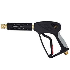 twinkle star high pressure washer gun with m22 thread for pressure washer, 5000 psi