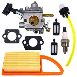 fitbest carburetor tune up kit for stihl br500 br550 backpack blower zama c1q-s183 carb grey