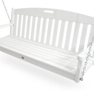 Trex Outdoor Furniture Yacht Club Swing, Classic White