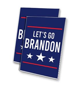 let’s go brandon (24″ x 36″) 4mm corrugated plastic panel, graphics applied to 1 side (pk of 2) | trump, biden, political, maga, republican, fjb
