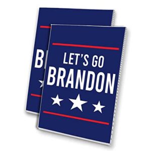 Let's Go Brandon (24" x 36") 4Mm Corrugated Plastic Panel, Graphics Applied to 1 Side (Pk of 2) | Trump, Biden, Political, MAGA, Republican, FJB