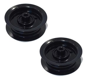 upgraded lifetime appliance (2 pack) 106-2175 flat idler pulley compatible with toro lawn mower, 132-9420