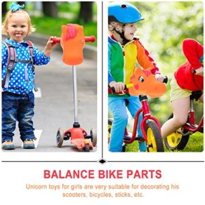 Kisangel Kid Toys Toddler Toy Scooter Accessories for Toddlers Kids Girls Decorations All of T- bar Micro Mini Kick Scooter Bike Jump Stick Orange Kid Toys Toddler Toy