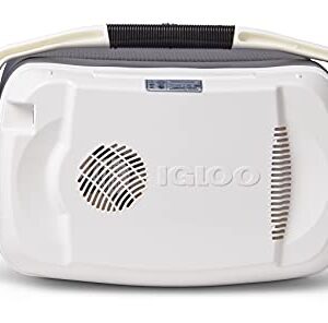 Igloo Thermoelectric Iceless 28-40 Qt Electric Plug-in 12V Coolers, 28qt Iceless Gray