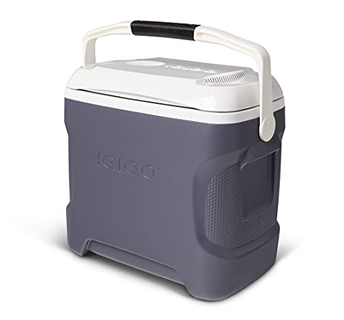 Igloo Thermoelectric Iceless 28-40 Qt Electric Plug-in 12V Coolers, 28qt Iceless Gray