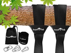 easy hang tree swing straps- holds 2200lbs. – heavy duty carabiner and spinner – perfect for tire and saucer swings, waterproof – easy picture instructions – carry bag included! (12 feet double)