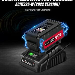 Avid Power 3.0 A Battery (AP30B) - Only Compatible ACIS316-A and ACIW326-Blue Impact Wrench, Not Compatible Inflator or Drill