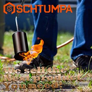 SCHTUMPA Weed Burner Torch, 1,000,000BTU Weed Torch Propane Torch for Burning Grass, Starting Fires and Melting, Flame Thrower Weeder with 33Inch Long Electric Ignition Ergonomic Anti-slip Handle