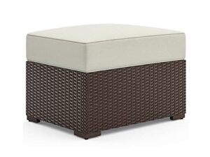 homestyles 6800-90 palm springs outdoor ottoman, 1 seat, beige