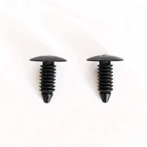 50 pcs Large Multi-Gauge Rivet 1/4" Hole Patio Strapping Fasteners Webbing Lawn Chair Lounge (Black)