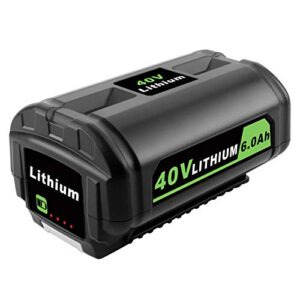 advtronics 40v 6.0ah lithium-ion replacement battery compatible with ryobi 40-volt cordless tools battery op4015 op4026 op40201 op40261 op4030 op40301 op4040 op40401 op4050 op4050a op40501 op40601