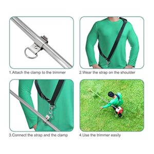 TMFsode Universal Shoulder Strap Trimmer Strap, Weed Eater Strap, Grass Trimmer Shoulder Strap Compatible with EGO 56V String Trimmer, Leaf Blower, Multi Head System