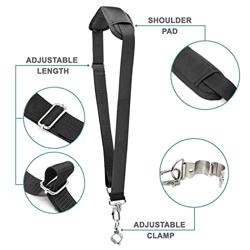 TMFsode Universal Shoulder Strap Trimmer Strap, Weed Eater Strap, Grass Trimmer Shoulder Strap Compatible with EGO 56V String Trimmer, Leaf Blower, Multi Head System