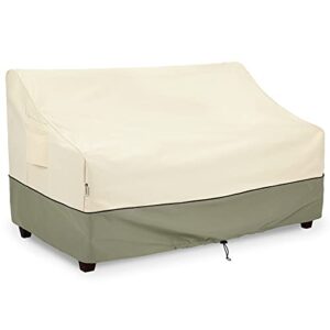 cosfly patio furniture covers waterproof, outdoor 3-seater sofa cover heavy duty fits up to 79w x 38d x 35h inches