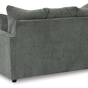 Signature Design by Ashley Stairatt Casual Loveseat with Flared Arms, Gray