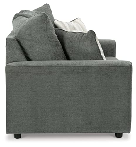 Signature Design by Ashley Stairatt Casual Loveseat with Flared Arms, Gray