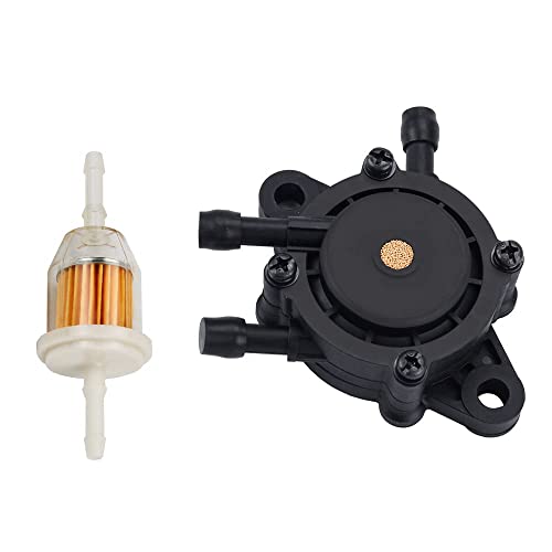 Hipa Fuel Pump for LA110 LA115 LA145 LA105 LA120 LA125 LA130 LA135 LA140 LA150 LA155 LA165 LA175 Lawn Mower W Fuel Filter Tune Up Kit